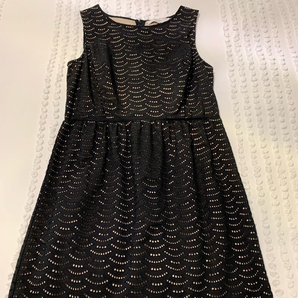 Loft Black Sleeveless Dress New Tag Removed Size 8